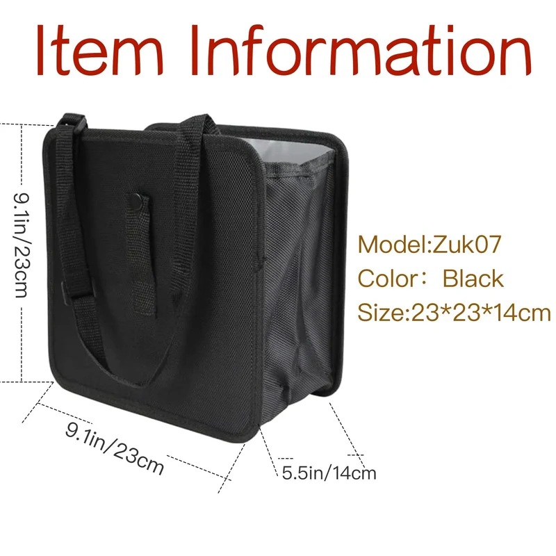 Hängender Auto-Müllsack kann Premium wasserdichter Abfall-Müllsack-Organizer 6.25 L Fassungsvermögen