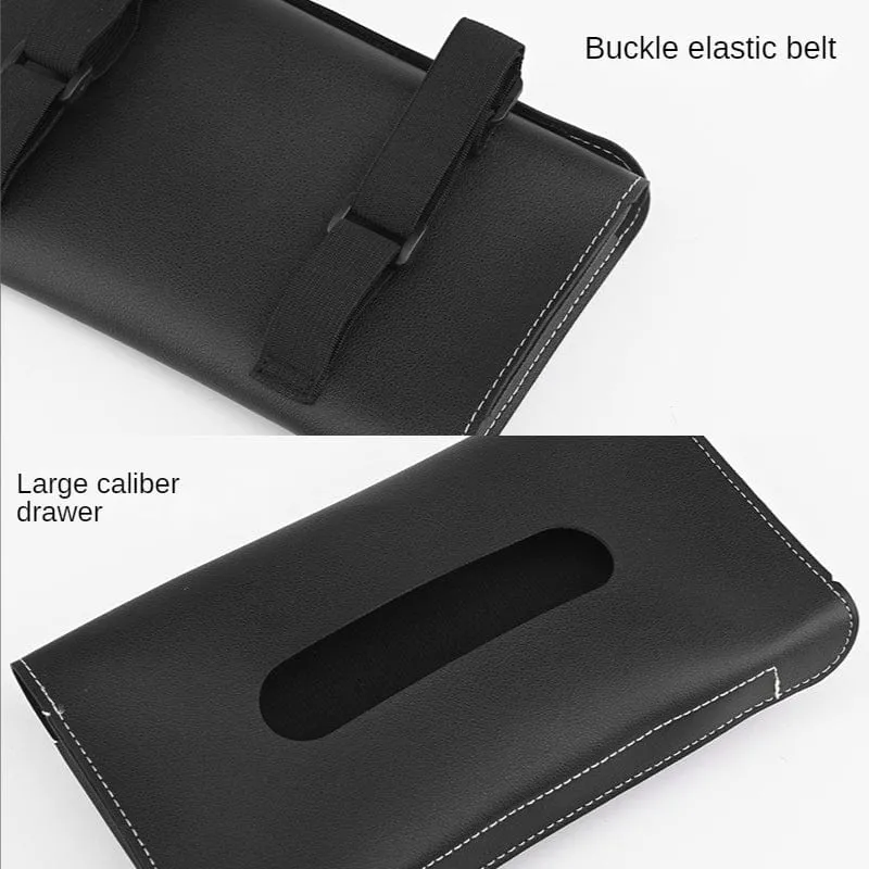 1 Stück Auto Tissue Box Handtuch-Sets Auto Sonnenblende Tissue Box Halter Auto Innenaufbewahrung Dekoration für BMW Autozubehör