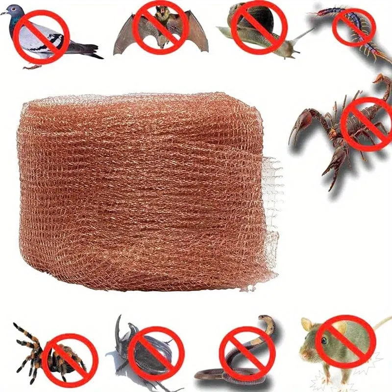1 Packung, reines Kupfergewebe, Anti-Schnecken-Kupferdrahtfilter, Sanitär-Lebensmittelqualität, für Destillation, selbstgebrautes Bier, Gartenbedarf, Tuin Artikele