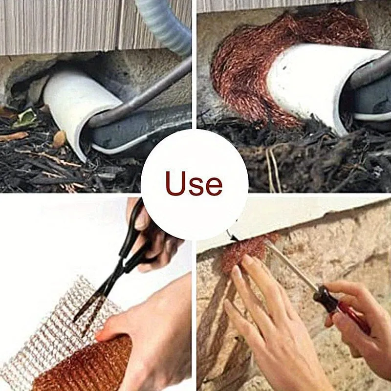 1 Packung, reines Kupfergewebe, Anti-Schnecken-Kupferdrahtfilter, Sanitär-Lebensmittelqualität, für Destillation, selbstgebrautes Bier, Gartenbedarf, Tuin Artikele