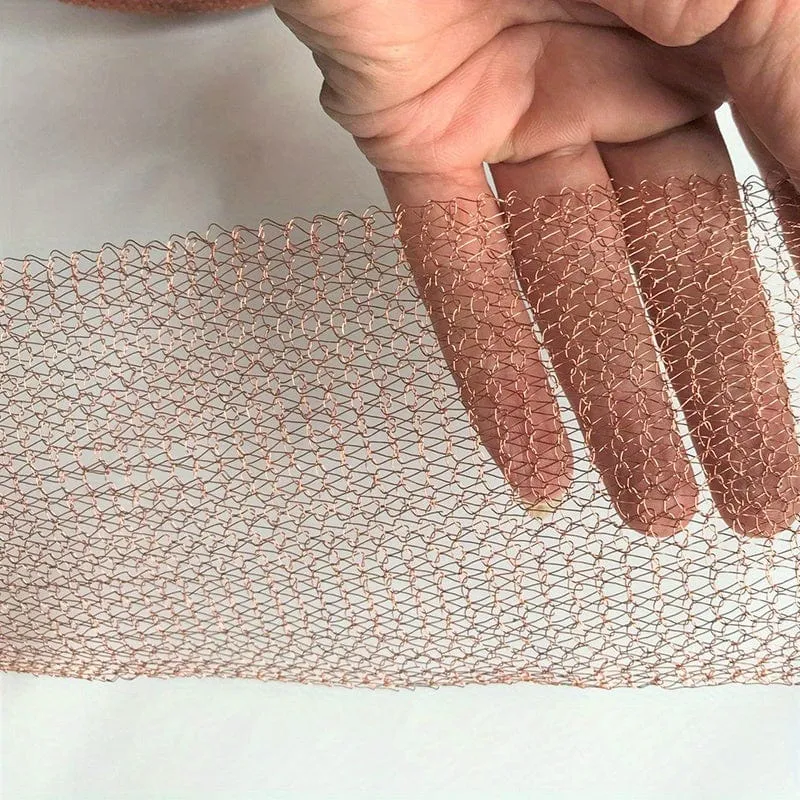 1 Packung, reines Kupfergewebe, Anti-Schnecken-Kupferdrahtfilter, Sanitär-Lebensmittelqualität, für Destillation, selbstgebrautes Bier, Gartenbedarf, Tuin Artikele