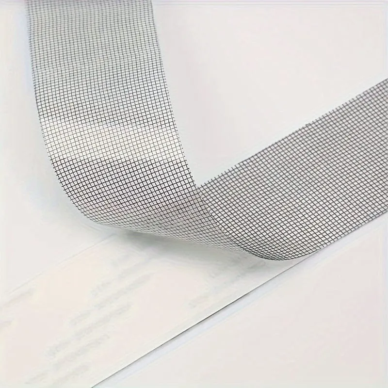 1 Stück, Bildschirmfenster-Reparaturband wird geschnitten und für die schnelle Reparatur von mücken- und insektenresistenten selbstklebenden Bildschirmfenstern verwendet. Der Türvorhang und das Moskitonetz werden geklebt, um die Löcher im Bildschirmfensterband zu reparieren