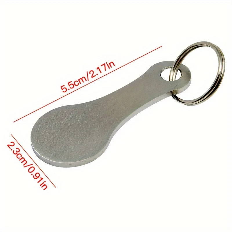 3 Stück Metall-Aluminium-Legierung Einkaufswagenchip Schlüsselanhänger Schlüsselanhänger – Entsperren Sie Ihren Lebensmitteleinkaufswagen und statten Sie Ihre Weihnachtsfeiern aus!