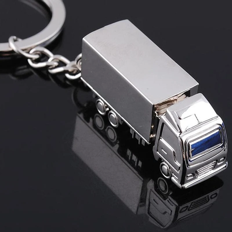 Modischer Ring-Schlüsselanhänger, Geschenk, LKW, LKW, Auto, schöne Schlüsselanhänger