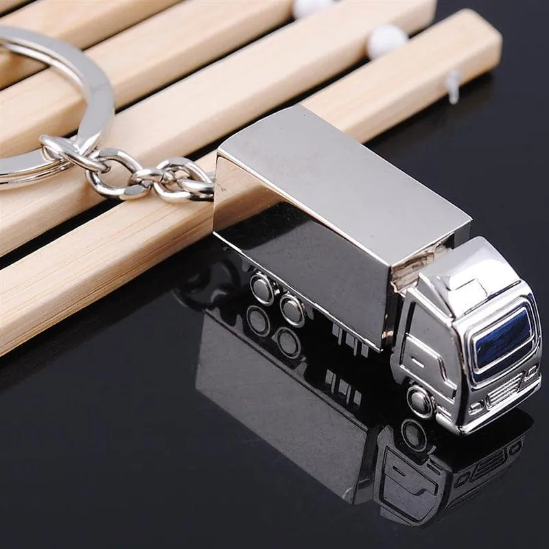 Modischer Ring-Schlüsselanhänger, Geschenk, LKW, LKW, Auto, schöne Schlüsselanhänger