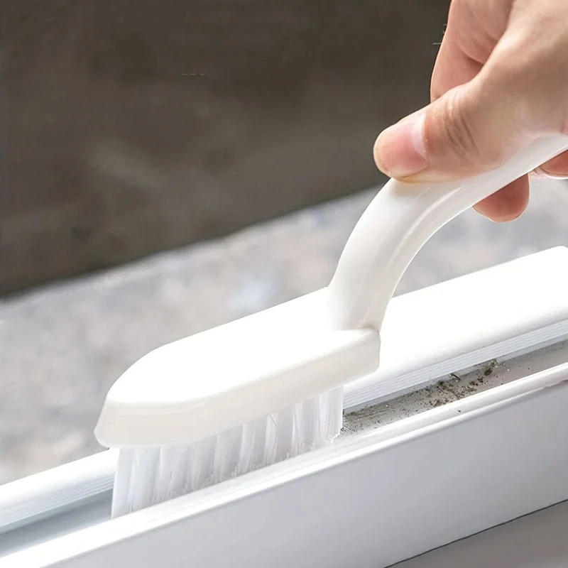 1 Stück, Rillenreinigungsbürste, tragbare Fugenbürste, Reinigungsbürste für Badezimmerboden, Wandfliesen, Toiletten, Fenster- und Türschienenbürste, Staubentfernungsbürste, keine toten Ecken, Reinigungsmittel, Reinigungswerkzeug