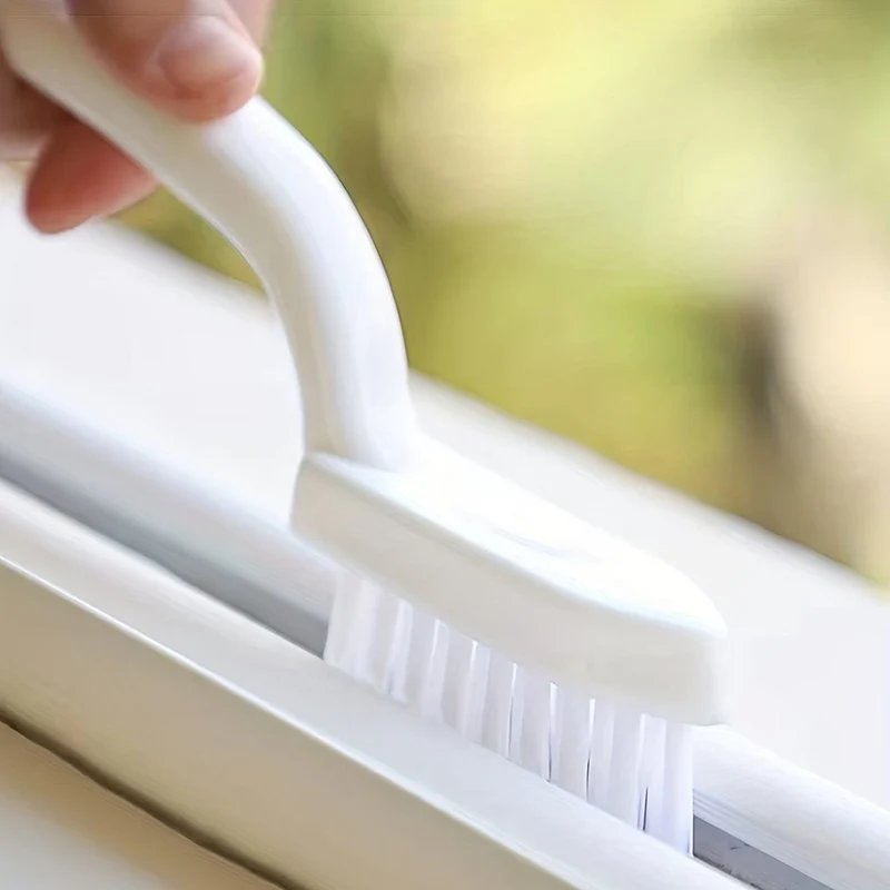 1 Stück, Rillenreinigungsbürste, tragbare Fugenbürste, Reinigungsbürste für Badezimmerboden, Wandfliesen, Toiletten, Fenster- und Türschienenbürste, Staubentfernungsbürste, keine toten Ecken, Reinigungsmittel, Reinigungswerkzeug