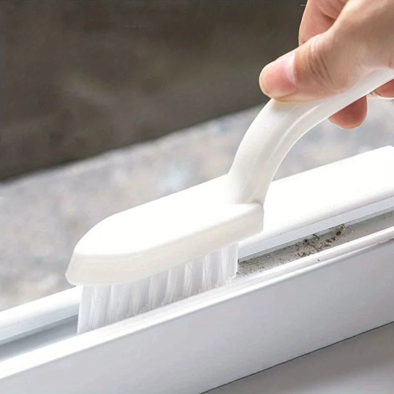 1 Stück, Rillenreinigungsbürste, tragbare Fugenbürste, Reinigungsbürste für Badezimmerboden, Wandfliesen, Toiletten, Fenster- und Türschienenbürste, Staubentfernungsbürste, keine toten Ecken, Reinigungsmittel, Reinigungswerkzeug