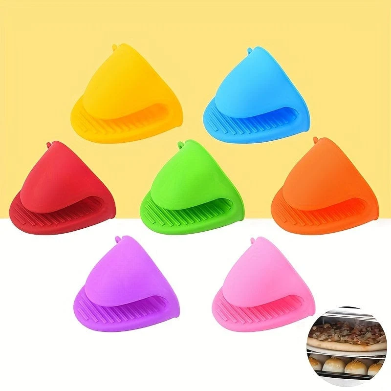 1 Stück hitzebeständiger Silikon-Ofenhandschuh – perfekt zum Backen und Grillen.