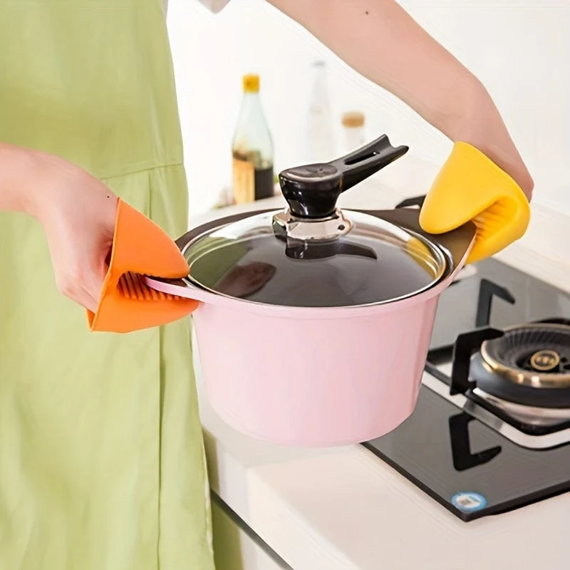 1 Stück hitzebeständiger Silikon-Ofenhandschuh – perfekt zum Backen und Grillen.