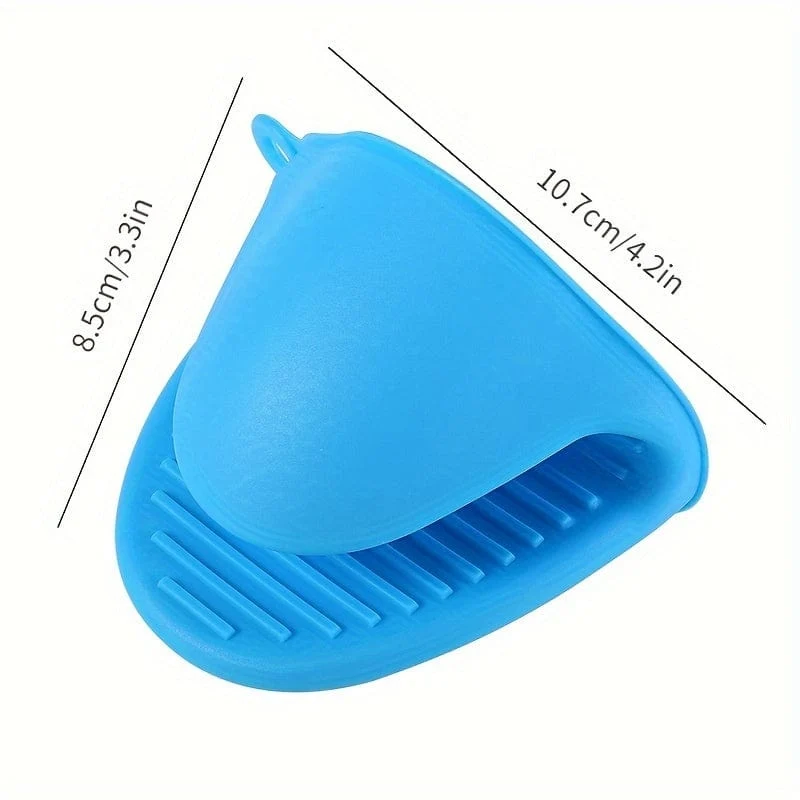 1 Stück hitzebeständiger Silikon-Ofenhandschuh – perfekt zum Backen und Grillen.