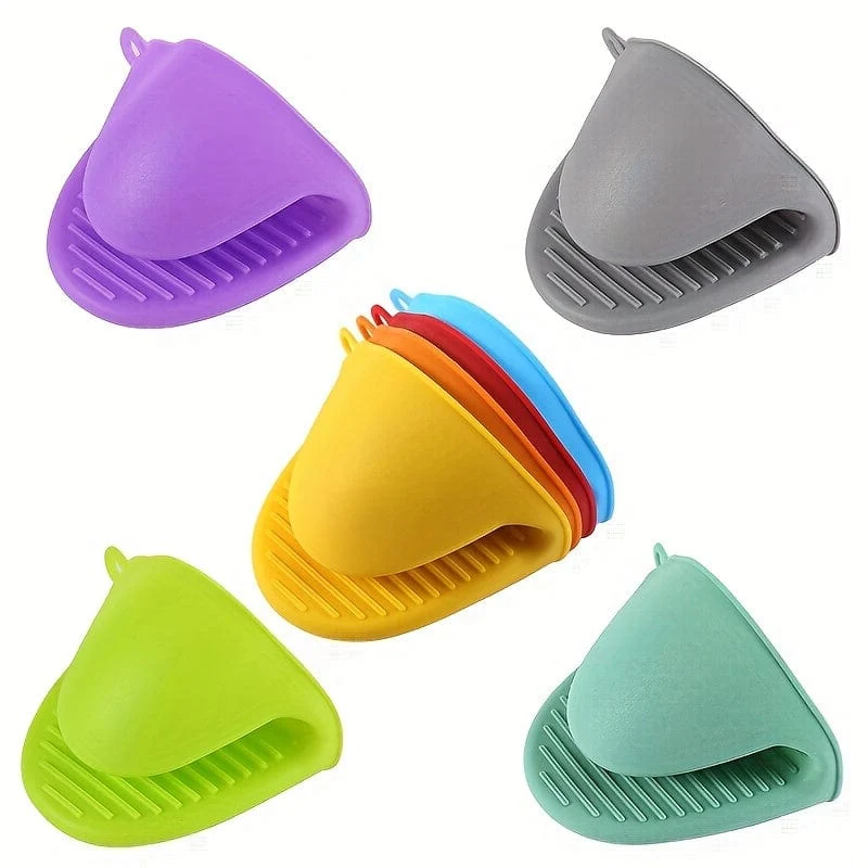 1 Stück hitzebeständiger Silikon-Ofenhandschuh – perfekt zum Backen und Grillen.