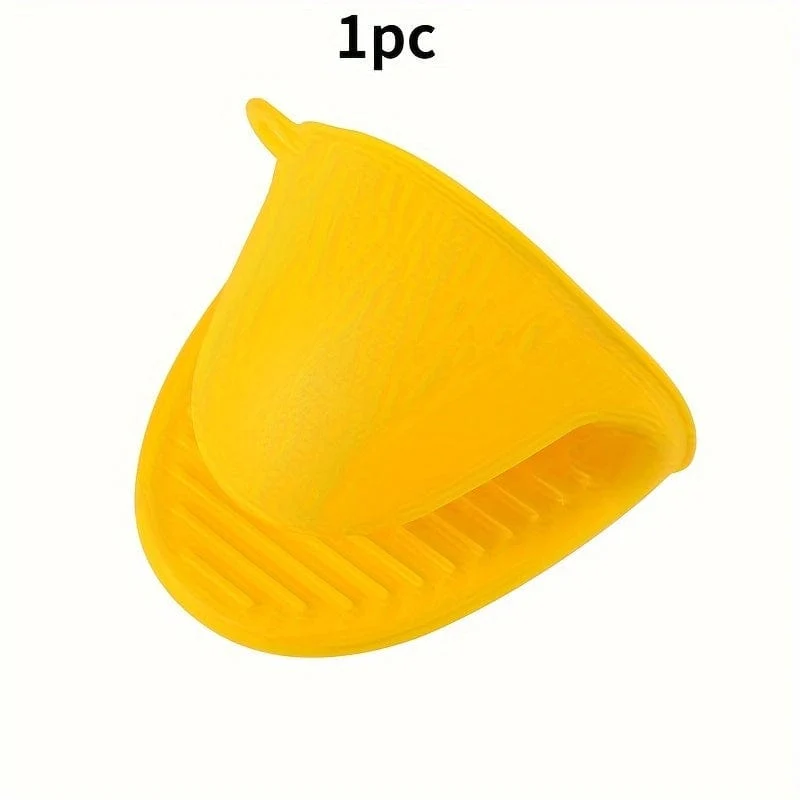 1 Stück hitzebeständiger Silikon-Ofenhandschuh – perfekt zum Backen und Grillen.