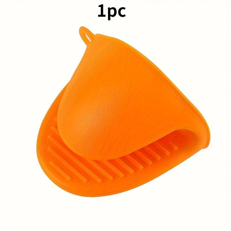 1 Stück hitzebeständiger Silikon-Ofenhandschuh – perfekt zum Backen und Grillen.