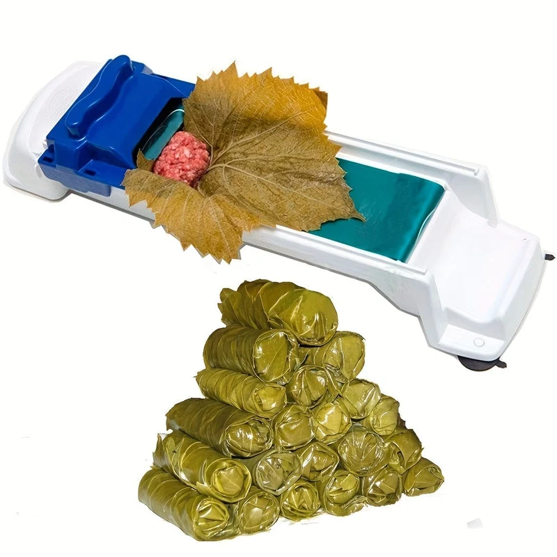 1 Stück langlebiger Sushi-Roller, gefüllter Weinblatt-Gemüse-Fleisch-Roller, der Kohl-Fleisch-Rollwerkzeug einwickelt, Fleisch-Rollmaschine, Küchengerät