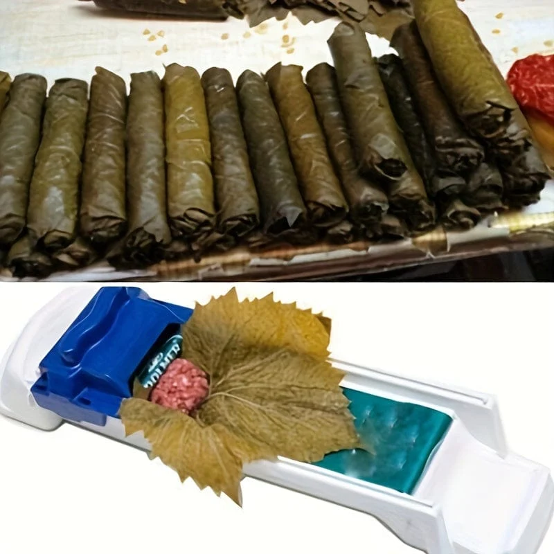1 Stück langlebiger Sushi-Roller, gefüllter Weinblatt-Gemüse-Fleisch-Roller, der Kohl-Fleisch-Rollwerkzeug einwickelt, Fleisch-Rollmaschine, Küchengerät