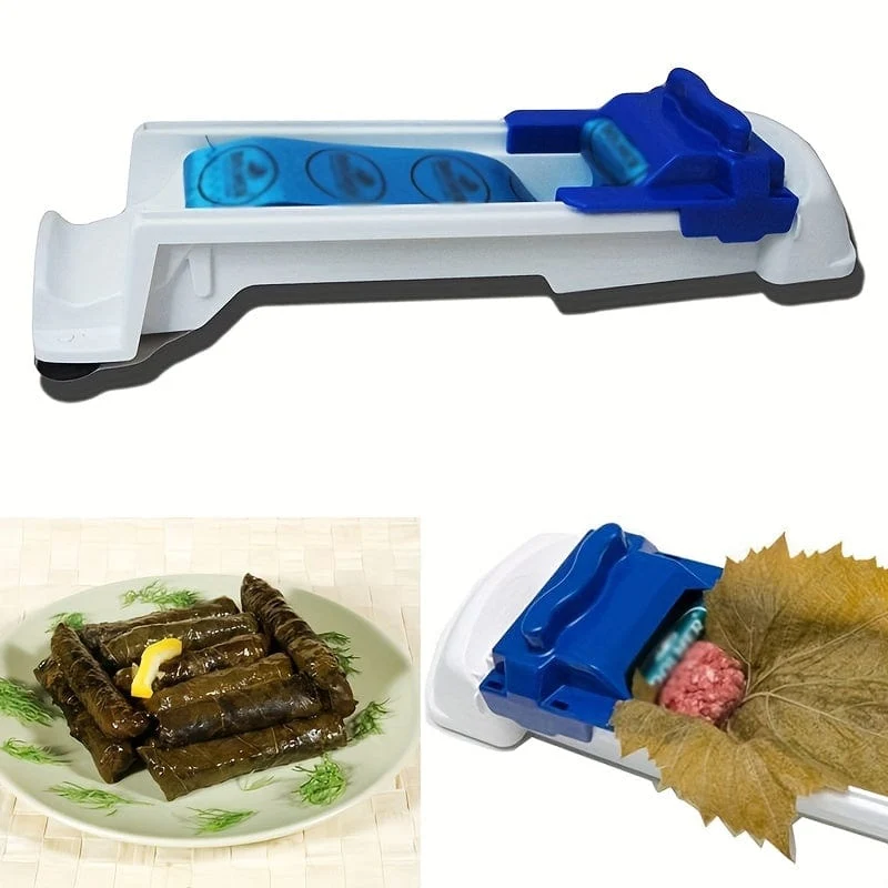 1 Stück langlebiger Sushi-Roller, gefüllter Weinblatt-Gemüse-Fleisch-Roller, der Kohl-Fleisch-Rollwerkzeug einwickelt, Fleisch-Rollmaschine, Küchengerät
