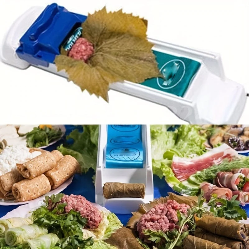 1 Stück langlebiger Sushi-Roller, gefüllter Weinblatt-Gemüse-Fleisch-Roller, der Kohl-Fleisch-Rollwerkzeug einwickelt, Fleisch-Rollmaschine, Küchengerät