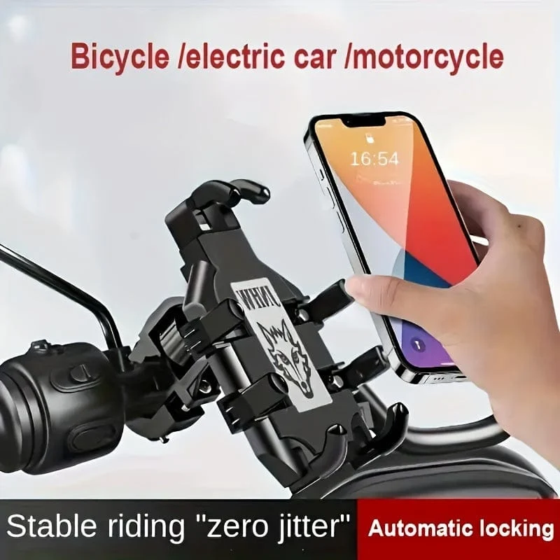 Motorrad-Handyhalter, Elektrofahrzeug-Handyhalter, elektrische Flaschen-Fahrrad-Navigationshalterung