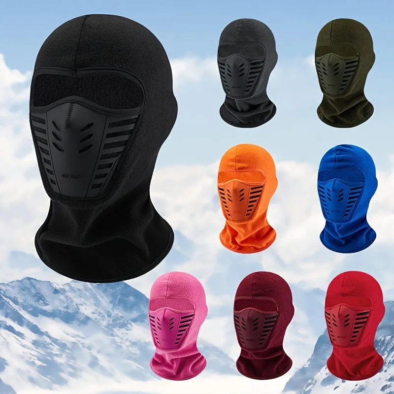1 Stück Radfahren warme Gesichtsmaske, elektrische Motorrad-Halsabdeckung, Samt-Liner-Hals-Herbst-Winter-Maske für kaltes Wetter