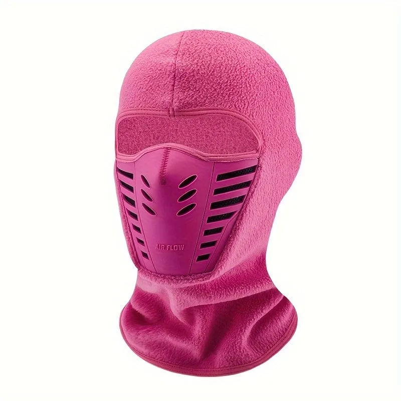 1 Stück Radfahren warme Gesichtsmaske, elektrische Motorrad-Halsabdeckung, Samt-Liner-Hals-Herbst-Winter-Maske für kaltes Wetter