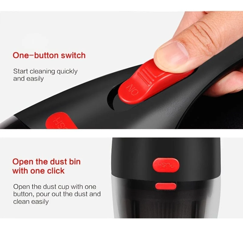 Hause Auto Dual-use-High-power Handheld Drahtlose Auto Staubsauger USB Lade Drahtlose Mini Auto Staubsauger