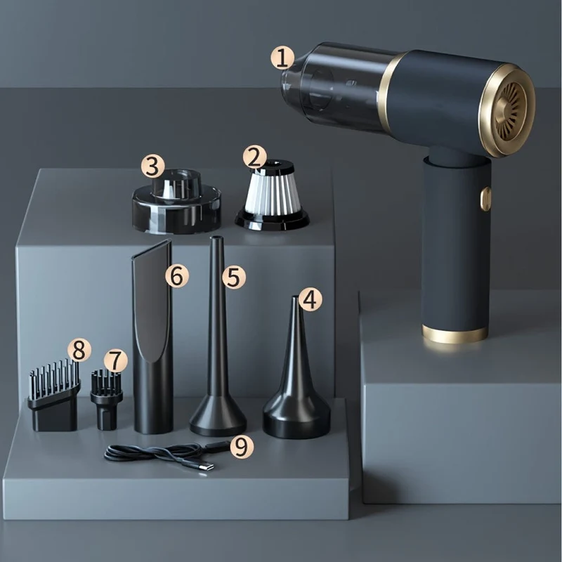 High Power Handheld Auto Staubsauger Tragbare Hause Auto Dual-use-Auto Staubsauger Drahtlose Lade Tragbare