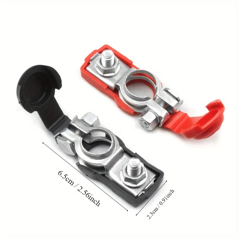 2 stücke Auto Auto Quick Release Batterie Terminal Stecker Klemmen Kupfer Klemmen Kupfer Caravan Wagen Clips für Auto