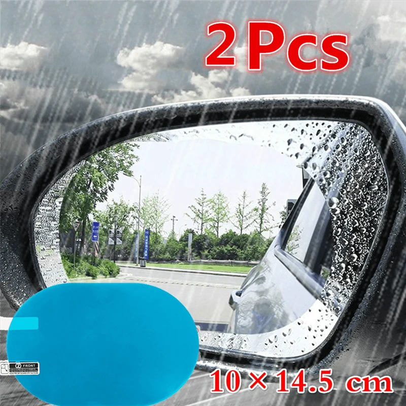 2 Pcs Regendicht Auto Rückspiegel Aufkleber Anti-fog Schutz Film Regen Schild