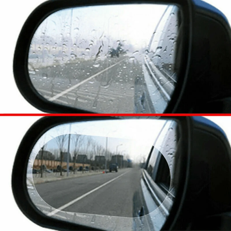 2 Pcs Regendicht Auto Rückspiegel Aufkleber Anti-fog Schutz Film Regen Schild