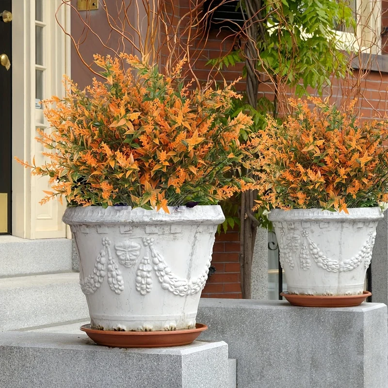 10 Bündel künstliche Lavendelblüten für den Außenbereich, UV-beständig, Kunstblumen, kein Verblassen, künstliche Kunststoffpflanzen, Garten, Veranda, Fensterkasten, Dekoration für drinnen und draußen, hängende Pflanzgefäße, Zuhause, Küche, Büro, Hochzeit, Gartendekoration