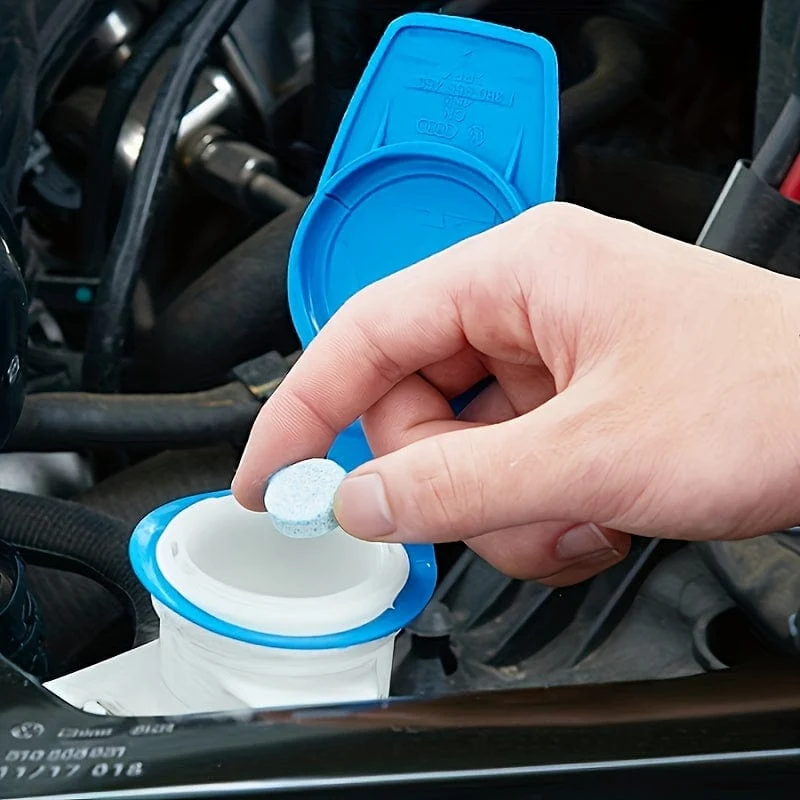 10/40 Stück Feststoffreiniger Auto Scheibenwischer Brausetabletten, Glas Toilettenreinigung Autozubehör