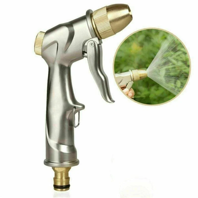 1pc Hochdruck-Wasser-Spritzpistole Messing Düse Garten Schlauch Rohr Rasen Auto Waschen Wasser Pistole