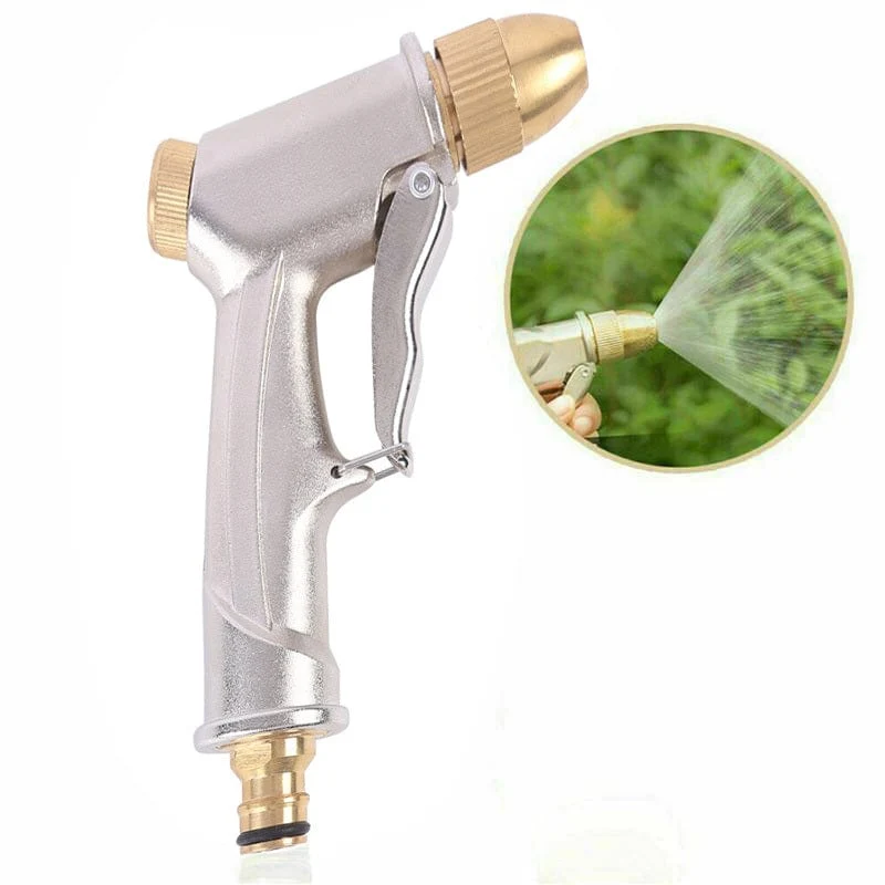 1pc Hochdruck-Wasser-Spritzpistole Messing Düse Garten Schlauch Rohr Rasen Auto Waschen Wasser Pistole