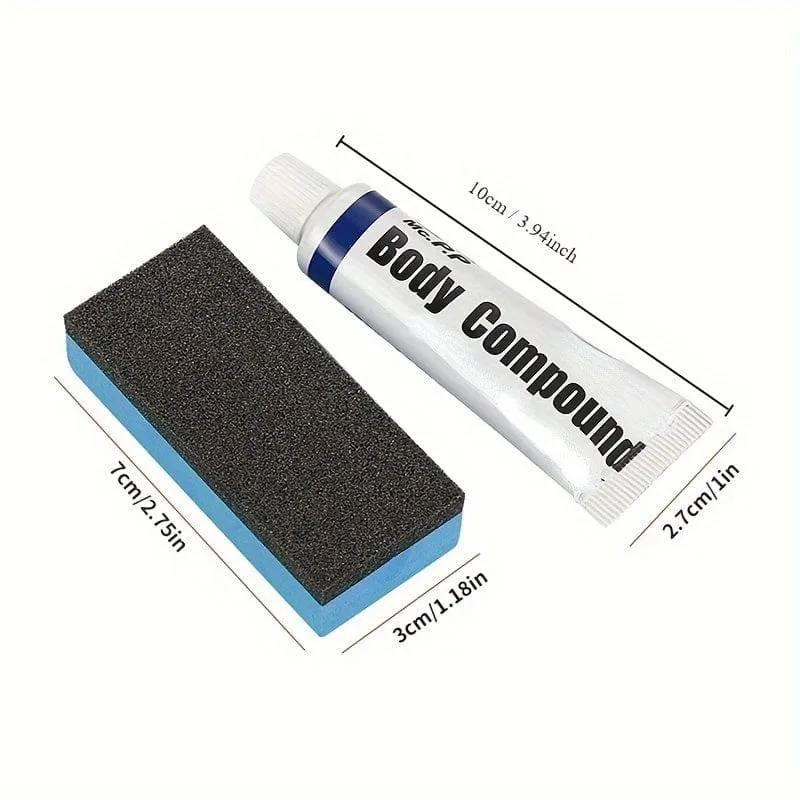 Karosserie-Compound-Pasten-Set, Kratzer-De-Mark-Schleifmittel, Lackpflege, Auto-Polieren, Schleifen, Auto-Paste, polnische Pflege
