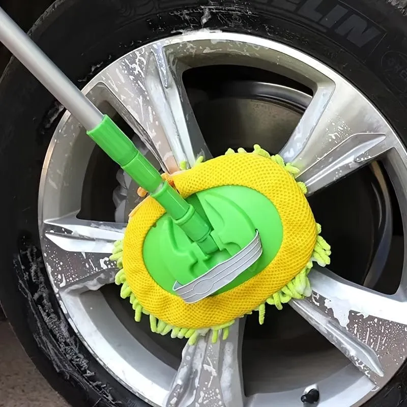 Tragbarer Marine-Teleskop-Mopp zum einfachen Reinigen von Küche, Bad, Fenster, Auto und Boot – waschbar und effizient
