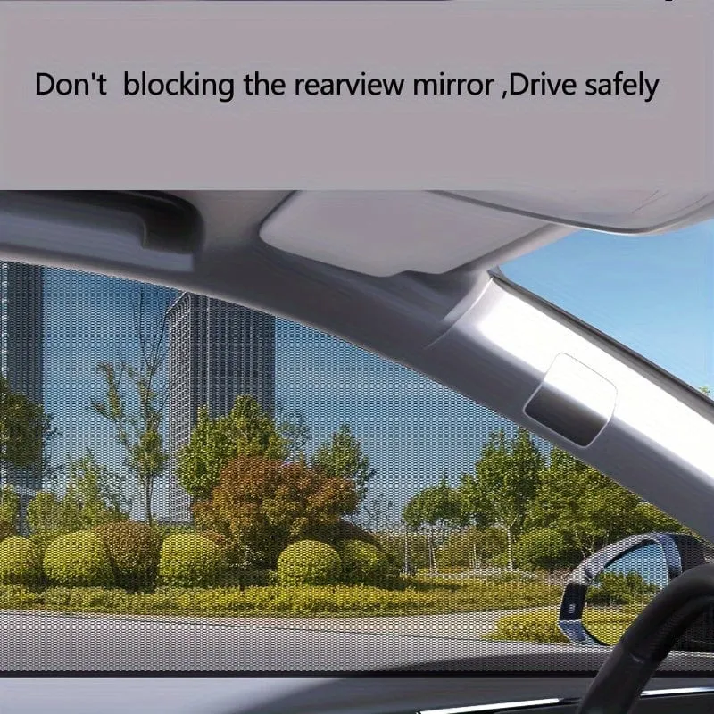 2 Stück/4 Stück Autofenster-Sonnenschutz, atmungsaktives Mesh-Auto-Seitenfenster-Sonnenschutz, UV-Schutz, Insekten-Moskitonetz, universell passend für die meisten Autos