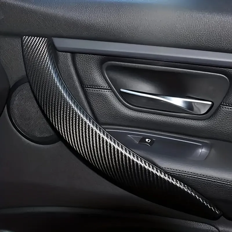 5D-Autodekoration, Autoaufkleber, Karosserie-PVC-Aufkleber mit Kohlefaser-Textur, multifunktionale wasserdichte Stereo-Aufkleber