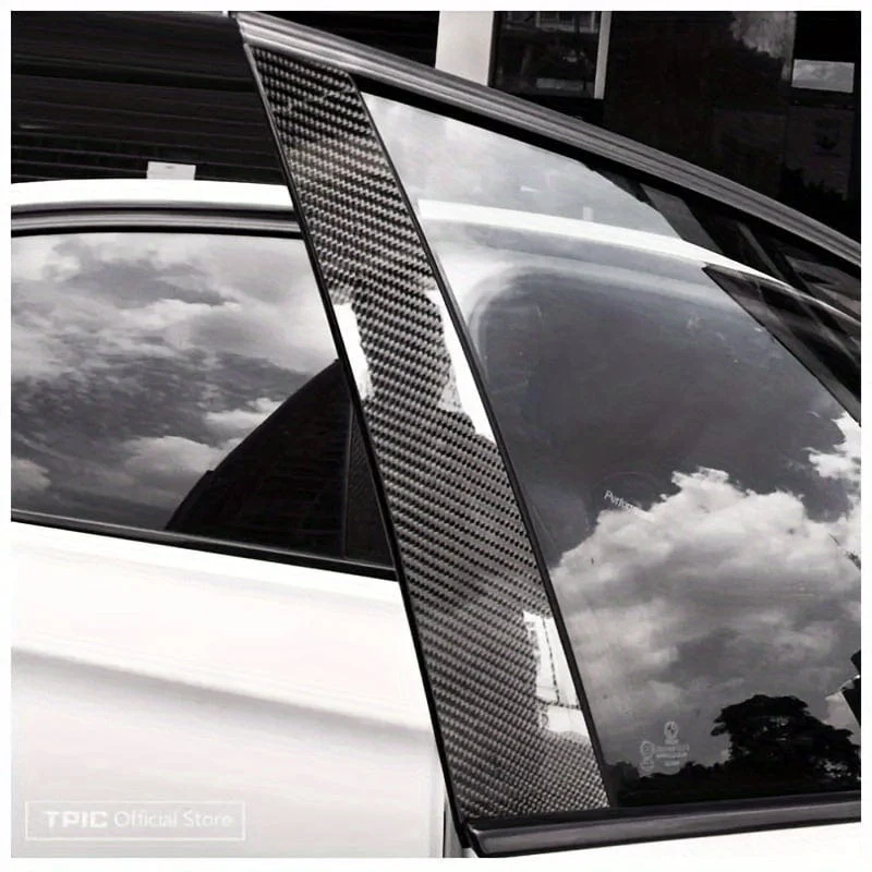 5D-Autodekoration, Autoaufkleber, Karosserie-PVC-Aufkleber mit Kohlefaser-Textur, multifunktionale wasserdichte Stereo-Aufkleber