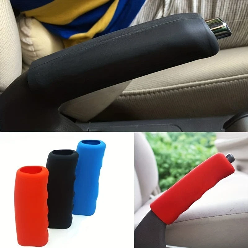 Universelle rutschfeste Handbremsgriffabdeckung für die Motorhaube – verschönern Sie Ihr Auto mit farbenfrohem Silikon-Zubehör!