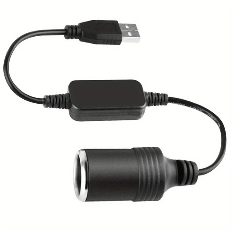 1pc 5V 2A USB Zu 12V Auto Steckdose USB Männlich Zu Weiblich Leichter Adapter Konverter Auto elektronik Zubehör