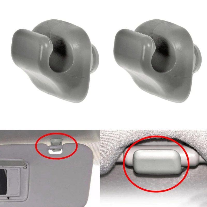 2 Stück Sonnenblende Clip 88217S01A01ZA für Honda 98–07 Accord 96–04 Civic 07–11 CR-V 03–05 Element
