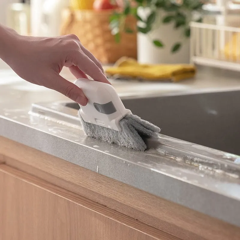 1 Stück Universal-Reinigungsbürste für kleine Lücken – perfekt für Türschienen und Fensterrahmen – Reinigungsmittel und Werkzeuge