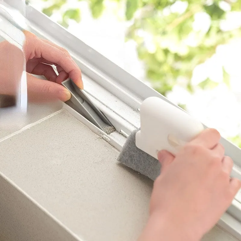 1 Stück Universal-Reinigungsbürste für kleine Lücken – perfekt für Türschienen und Fensterrahmen – Reinigungsmittel und Werkzeuge