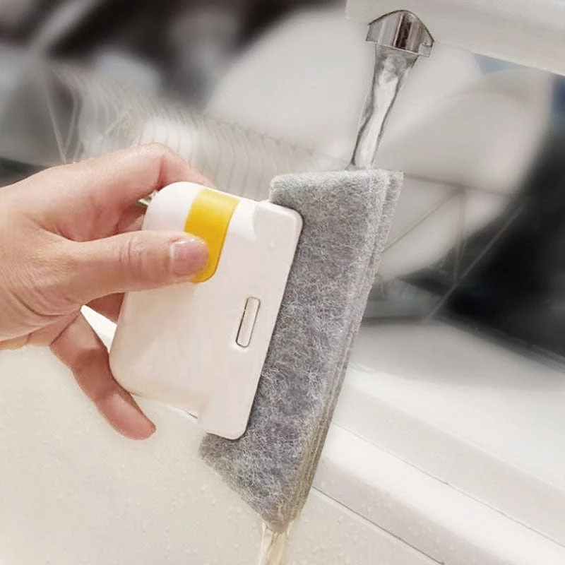 1 Stück Universal-Reinigungsbürste für kleine Lücken – perfekt für Türschienen und Fensterrahmen – Reinigungsmittel und Werkzeuge