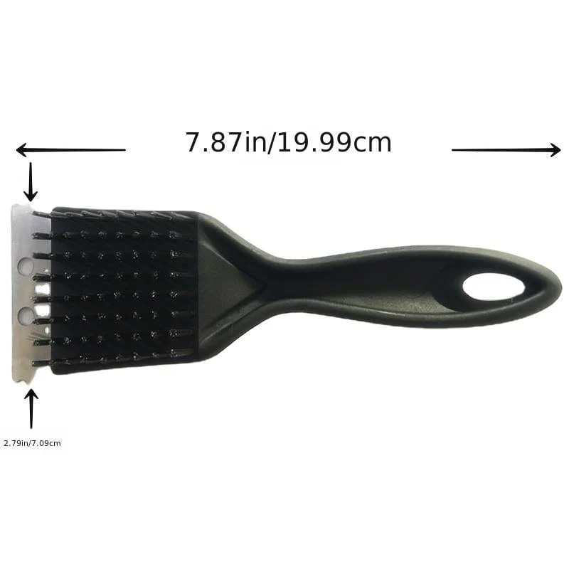 1 Stück Grillreiniger, tragbar, Tiefenreinigung, Stahlbürste, Kunststoffgriff, Grillreinigungsbürste, Grillzubehör, Küchenhelfer, 20.32 cm, Schulbedarf, Schulanfang