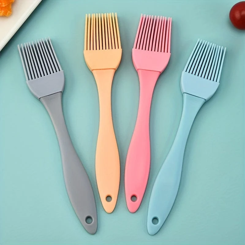 1pc Silikon Öl Pinsel Haushalt Gewürz Pinsel Split Typ Öl Pinsel Küche Lebensmittel Öl Pinsel Grill Pinsel