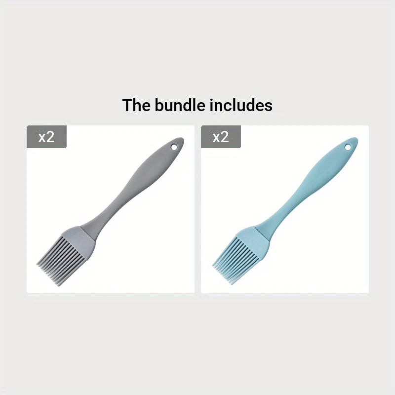 1pc Silikon Öl Pinsel Haushalt Gewürz Pinsel Split Typ Öl Pinsel Küche Lebensmittel Öl Pinsel Grill Pinsel
