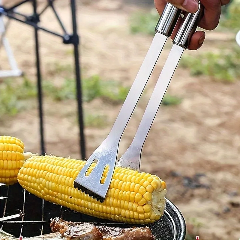 1/3/5 Stück, Grillset, Grillwerkzeug-Set, Outdoor-Grillset, Barbecue-Grillwerkzeug-Set mit Aufbewahrungstasche, Grillgabel, Spatel, Zange, Grillzubehör für Outdoor-Camping, Küchenzubehör, Outdoor-Zubehör.