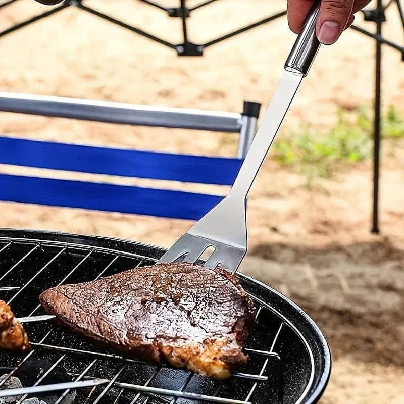 1/3/5 Stück, Grillset, Grillwerkzeug-Set, Outdoor-Grillset, Barbecue-Grillwerkzeug-Set mit Aufbewahrungstasche, Grillgabel, Spatel, Zange, Grillzubehör für Outdoor-Camping, Küchenzubehör, Outdoor-Zubehör.
